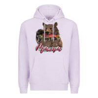 Lilac Mother's Day Mama Bear Hunting Fish Premium Hoodie - RanaPortraitStore