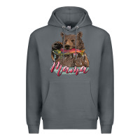 Rock Mother's Day Mama Bear Hunting Fish Premium Hoodie - RanaPortraitStore