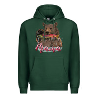 Sports Green Mother's Day Mama Bear Hunting Fish Premium Hoodie - RanaPortraitStore
