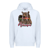 White Mother's Day Mama Bear Hunting Fish Premium Hoodie - RanaPortraitStore