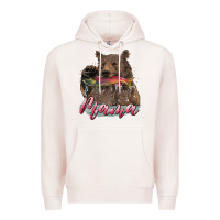 Pale Pink Mother's Day Mama Bear Hunting Fish Premium Hoodie - RanaPortraitStore