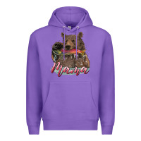 Purple Mother's Day Mama Bear Hunting Fish Premium Hoodie - RanaPortraitStore