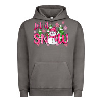 Pigment Tornado pink christmas let it snow Urban Hoodie - Zillion Design Studio