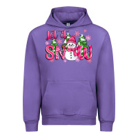 Tulip pink christmas let it snow Urban Hoodie - Zillion Design Studio