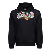 Black pantasmas ghost christmas Urban Hoodie - Zillion Design Studio