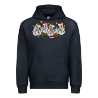 Navy pantasmas ghost christmas Urban Hoodie - Zillion Design Studio