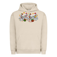 Pigment French Oak pantasmas ghost christmas Urban Hoodie - Zillion Design Studio