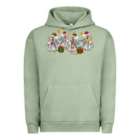 Pigment Oil Green pantasmas ghost christmas Urban Hoodie - Zillion Design Studio