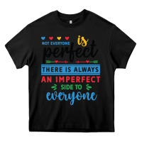 Black Not everyone is perfect. There is always an imperf Heavy Core Tee - CowhideDigitalArt
