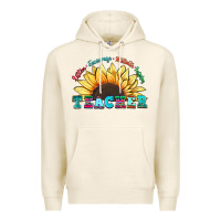 Tofu teacher sunflower listen encourage motivate inspir Premium Hoodie - Zillion Design Studio