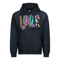 Navy western let all that you do be done in love with g Urban Hoodie - texasbilliewilder