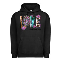 Pigment Black western let all that you do be done in love with g Urban Hoodie - texasbilliewilder