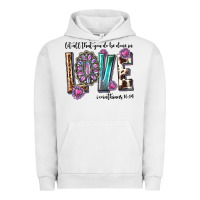 Pigment Lunar Rock western let all that you do be done in love with g Urban Hoodie - texasbilliewilder