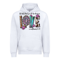 White western let all that you do be done in love with g Urban Hoodie - texasbilliewilder