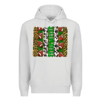 Dove Grey football brush strokes Premium Hoodie - texasbilliewilder