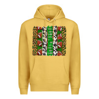 Antique Gold football brush strokes Premium Hoodie - texasbilliewilder