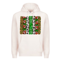 Pale Pink football brush strokes Premium Hoodie - texasbilliewilder