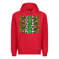 Red football brush strokes Premium Hoodie - texasbilliewilder