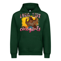 Forest Green western long live cowgirls Urban Hoodie - texasbilliewilder