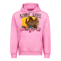 Fuchsia Pink western long live cowgirls Urban Hoodie - texasbilliewilder