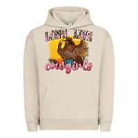 Pigment French Oak western long live cowgirls Urban Hoodie - texasbilliewilder