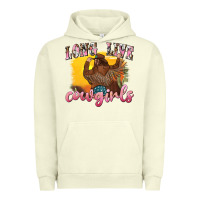 Pigment Pistachio western long live cowgirls Urban Hoodie - texasbilliewilder