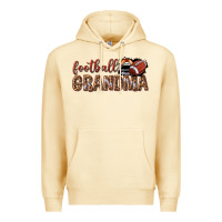 Pina Colada football grandma with leopard Premium Hoodie - texasbilliewilder