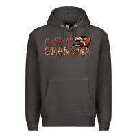 Smoke football grandma with leopard Premium Hoodie - texasbilliewilder