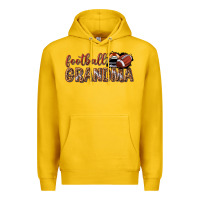 Lemon football grandma with leopard Premium Hoodie - texasbilliewilder