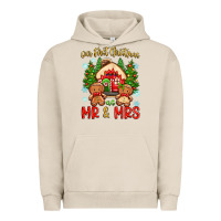 Pigment French Oak our first christmas as mr and mrs Urban Hoodie - Zillion Design Studio