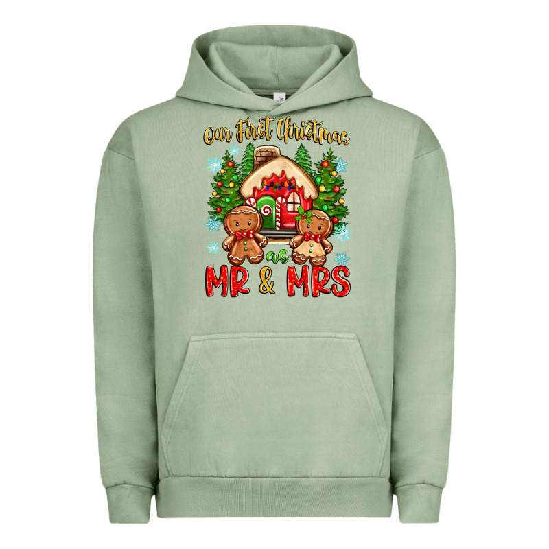 Our First Christmas As Mr And Mrs Urban Hoodie by Zillion Design Studio | Teevron