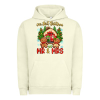 Pigment Pistachio our first christmas as mr and mrs Urban Hoodie - Zillion Design Studio
