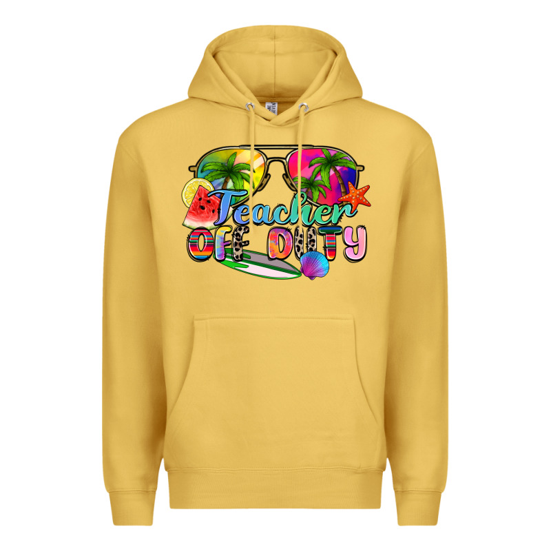 Teacher Off Duty Premium Hoodie by Zillion Design Studio | Teevron