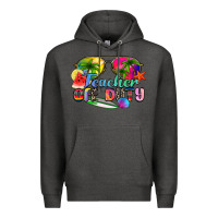 Charcoal Heather teacher off duty Premium Hoodie - Zillion Design Studio