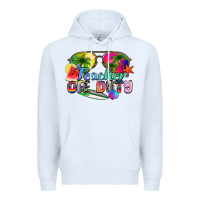 White teacher off duty Premium Hoodie - Zillion Design Studio