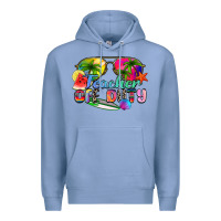 Colony Blue teacher off duty Premium Hoodie - Zillion Design Studio