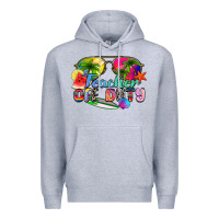 Heather Grey teacher off duty Premium Hoodie - Zillion Design Studio