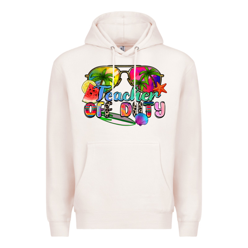 Teacher Off Duty Premium Hoodie by Zillion Design Studio | Teevron