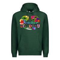 Sports Green teacher off duty Premium Hoodie - Zillion Design Studio