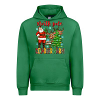 Emerald north pole reindeer farm Urban Hoodie - Zillion Design Studio