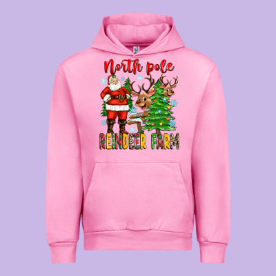 Urban Hoodie north pole reindeer farm