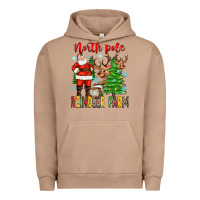 Pigment Burro north pole reindeer farm Urban Hoodie - Zillion Design Studio