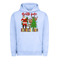 Pigment Grape Ice north pole reindeer farm Urban Hoodie - Zillion Design Studio