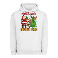 Pigment Lunar Rock north pole reindeer farm Urban Hoodie - Zillion Design Studio