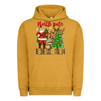 Pigment Peanut Butter north pole reindeer farm Urban Hoodie - Zillion Design Studio
