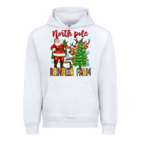 White north pole reindeer farm Urban Hoodie - Zillion Design Studio