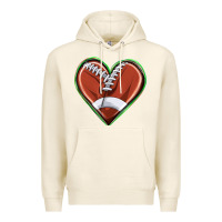 Tofu football heart Premium Hoodie - texasbilliewilder