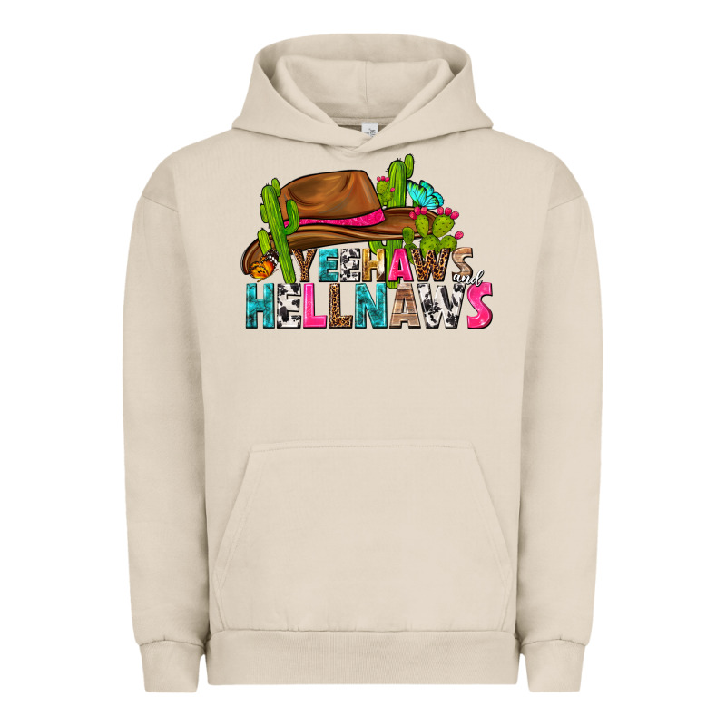 Yeehaws And Hellnaws Urban Hoodie by texasbilliewilder | Teevron