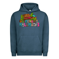 Pigment Midnight Navy yeehaws and hellnaws Urban Hoodie - texasbilliewilder