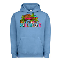 Pigment Pebble Blue yeehaws and hellnaws Urban Hoodie - texasbilliewilder